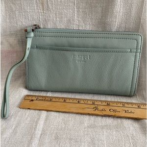 Pale blue wristlet/wallet bundle